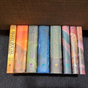 Harry Potter 1st Edition HARD COVER Book Set (1–8) + Bonus Cursed Child Edition